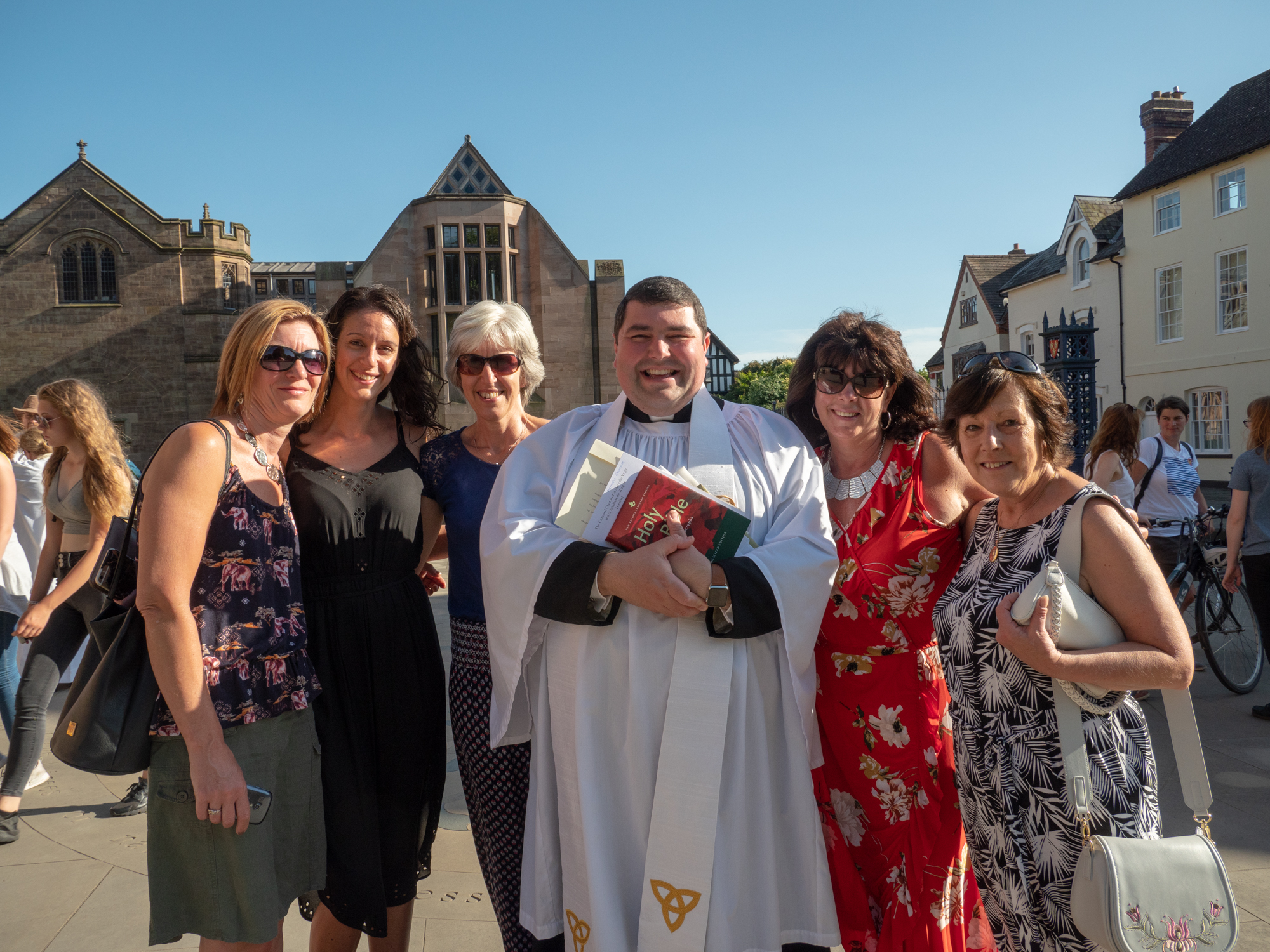 Matthew With A Group Of Well Wishers West Hereford Team Ministry
